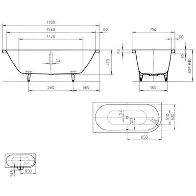 Kaldewei Centro Duo 1 Rechteck Eckbadewanne - Badewanne Kaldewei Centro Duo 1 Rechteck Eckbadewanne - Badewanne