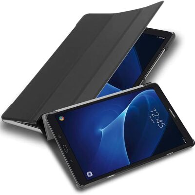 Étui de Protection Satin Noir pour Samsung A 2016 (10.1 pouces) - Réveil Automatique - Publicité Étui de Protection Satin Noir pour Samsung A 2016 (10.1 pouces) - Réveil Automatique - Publicité
