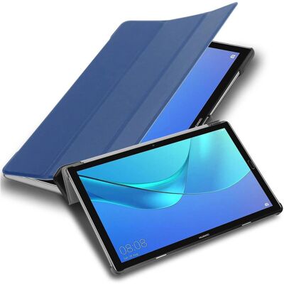 Cadorabo - Huawei MediaPad M5 LITE 10 - Bleu Foncé - Étui tablette - Publicité Cadorabo - Huawei MediaPad M5 LITE 10 - Bleu Foncé - Étui tablette - Publicité