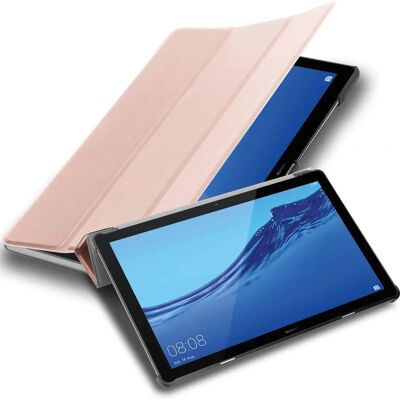 Couvercle Huawei MediaPad T5 10 (10.1 pouces) Rose Pastel - Fine et Protecteur - Publicité Couvercle Huawei MediaPad T5 10 (10.1 pouces) Rose Pastel - Fine et Protecteur - Publicité