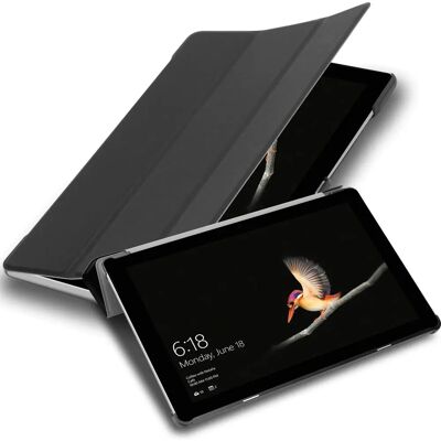 Capa Microsoft Surface GO - Extra Fina - Capinha de Proteção sem Função de Despertar Automático - Preto Satinado Capa Microsoft Surface GO - Extra Fina - Capinha de Proteção sem Função de Despertar Automático - Preto Satinado
