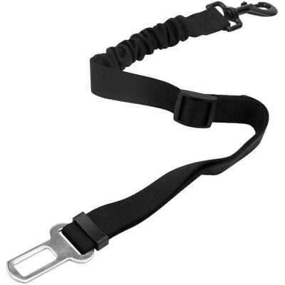 Intirilife Hundegurt - Verstellbarer schwarzer Nylonhalsband für alle Rassen Intirilife Hundegurt - Verstellbarer schwarzer Nylonhalsband für alle Rassen