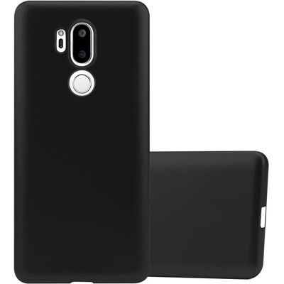 Cadorabo LG G7 ThinQ - Matte Metallic TPU Hülle - Schwarz Cadorabo LG G7 ThinQ - Matte Metallic TPU Hülle - Schwarz