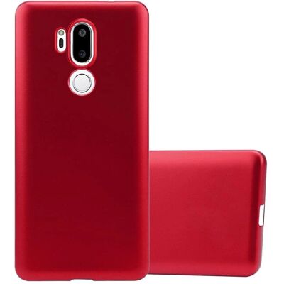 Cadorabo Rote Metallischer TPU-Hülle für LG G7 ThinQ / FIT / ONE Cadorabo Rote Metallischer TPU-Hülle für LG G7 ThinQ / FIT / ONE