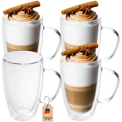 Verre Thermo à Double Paroi - 400ml - Résistant au Lave-Vaisselle - Publicité Verre Thermo à Double Paroi - 400ml - Résistant au Lave-Vaisselle - Publicité