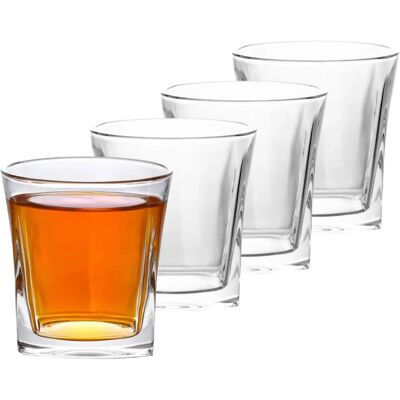 Szklanki do whisky Intirilife - Kryształ 'VINTAGE' 4 szt 300ml Szklanki do whisky Intirilife - Kryształ 'VINTAGE' 4 szt 300ml