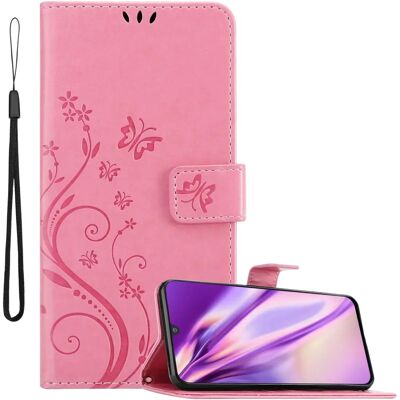 Coque Fleurie Rose pour Samsung Galaxy M30 / A40s - Livre - Publicité Coque Fleurie Rose pour Samsung Galaxy M30 / A40s - Livre - Publicité