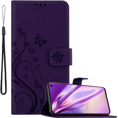 Kukka-kuvioitu Kunstomagneettinen Nahkakotelo Samsung S10 5G - Tuki Kukka-kuvioitu Kunstomagneettinen Nahkakotelo Samsung S10 5G - Tuki