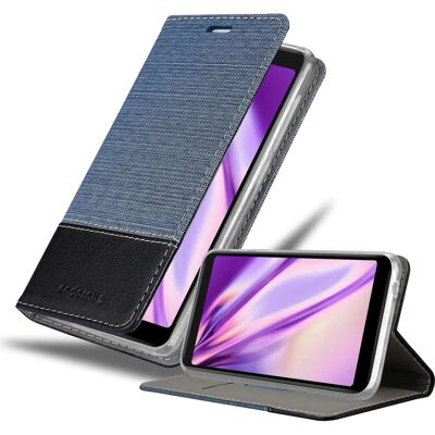 Coque de Protection WIKO Y60 - Style Jean & Support - Publicité Coque de Protection WIKO Y60 - Style Jean & Support - Publicité