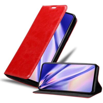 Coque Honor 20 / 20S / Huawei NOVA 5T - Étui de protection avec fonction support et porte-cartes ROUGE POMME - Publicité Coque Honor 20 / 20S / Huawei NOVA 5T - Étui de protection avec fonction support et porte-cartes ROUGE POMME - Publicité