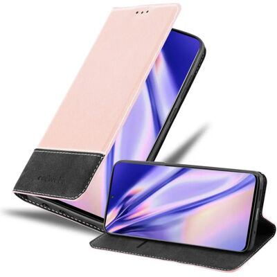 Samsung Galaxy S20 Roségold & Schwarz Faux Leder Buchhülle - Schutz & Unterstützung Samsung Galaxy S20 Roségold & Schwarz Faux Leder Buchhülle - Schutz & Unterstützung