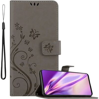 Capa Floral para Samsung Galaxy A51 - Cinza Capa Floral para Samsung Galaxy A51 - Cinza