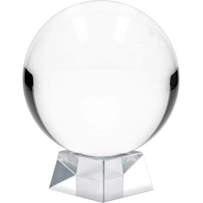 Intirilife Boule en Cristal avec Support - 50/130mm - Photographie & Méditation - Publicité Intirilife Boule en Cristal avec Support - 50/130mm - Photographie & Méditation - Publicité