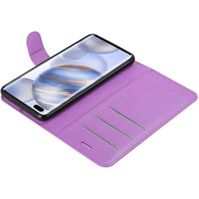 Honor 30 PRO - Lila Kartenfächer Stand Handyhülle Honor 30 PRO - Lila Kartenfächer Stand Handyhülle