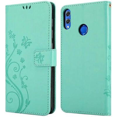 Honor 8X Blumenmuster Hülle - Stilvolles Buchcover Honor 8X Blumenmuster Hülle - Stilvolles Buchcover