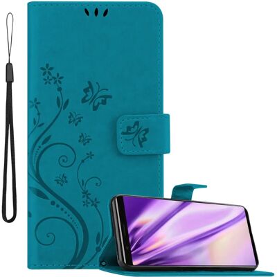 Sony Xperia 5 Kukkakuosinen Korttipaikkasuoja Sony Xperia 5 Kukkakuosinen Korttipaikkasuoja