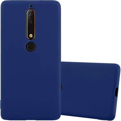Coque de Protection Candy Bleu Foncé Nokia 6.1 - Publicité Coque de Protection Candy Bleu Foncé Nokia 6.1 - Publicité
