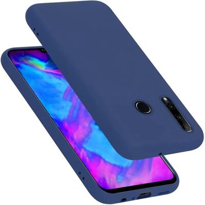 Honor 10i / 20i / 20 LITE / Huawei Enjoy 9S Flüssiges Silikon Case - Blau Honor 10i / 20i / 20 LITE / Huawei Enjoy 9S Flüssiges Silikon Case - Blau