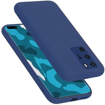 Huawei P40 PRO / P40 PRO+ Flüssiges Silikon Case - Blau Huawei P40 PRO / P40 PRO+ Flüssiges Silikon Case - Blau