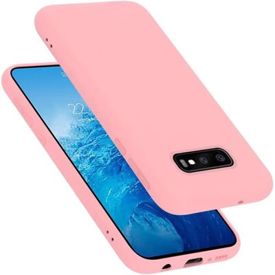 Coque Rose en Silicone Liquide pour Samsung Galaxy S10e - Protection - Publicité Coque Rose en Silicone Liquide pour Samsung Galaxy S10e - Protection - Publicité