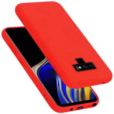 Cadorabo Samsung Galaxy NOTE 9 Flüssiges Rot TPU Hülle - Schutzhülle Cadorabo Samsung Galaxy NOTE 9 Flüssiges Rot TPU Hülle - Schutzhülle