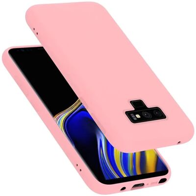 Cadorabo Samsung Galaxy NOTE 9 Pink Liquid TPU Hülle Cadorabo Samsung Galaxy NOTE 9 Pink Liquid TPU Hülle