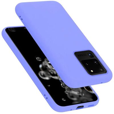 Coque en Silicone Liquide Violette Cadorabo - Protection Galaxy S20 Ultra - Publicité Coque en Silicone Liquide Violette Cadorabo - Protection Galaxy S20 Ultra - Publicité