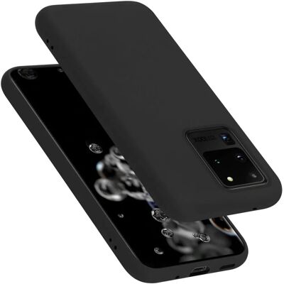 Coque en silicone liquide noire pour Samsung Galaxy S20 ULTRA Cadorabo - Publicité Coque en silicone liquide noire pour Samsung Galaxy S20 ULTRA Cadorabo - Publicité