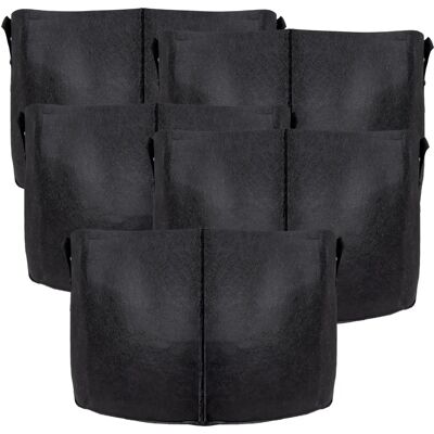 Intirilife Sac de Plantation Noir - 11L - Favorise Racines - Publicité Intirilife Sac de Plantation Noir - 11L - Favorise Racines - Publicité