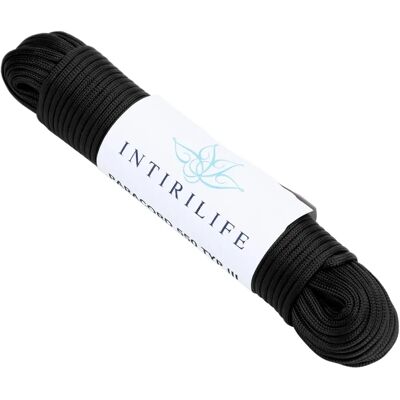 Corde Extérieure en Nylon 31m - Corde de Jardin Noire - Durable et Polyvalente - Publicité Corde Extérieure en Nylon 31m - Corde de Jardin Noire - Durable et Polyvalente - Publicité