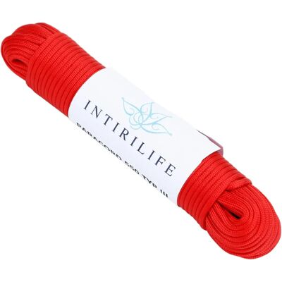 Intirilife Corde extérieure en nylon - Corde de jardin 31m - Rouge - Publicité Intirilife Corde extérieure en nylon - Corde de jardin 31m - Rouge - Publicité