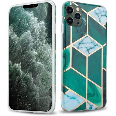 Coque en TPU Marbre Vert pour Apple iPhone 12 PRO MAX - Publicité Coque en TPU Marbre Vert pour Apple iPhone 12 PRO MAX - Publicité