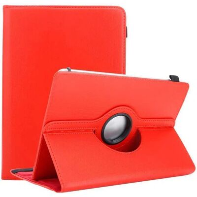 Cadorabo DE-148735-59 Étui pour Tablette - Rouge - Style Livre 360° - Publicité Cadorabo DE-148735-59 Étui pour Tablette - Rouge - Style Livre 360° - Publicité