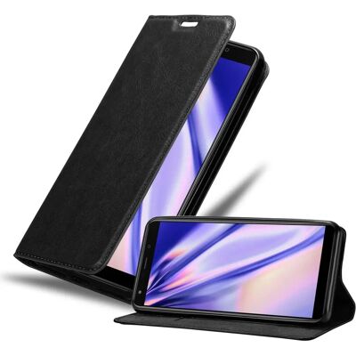 WIKO Y61 Hülle - Schutz mit Ständer & Kartenfach - Nacht Schwarz WIKO Y61 Hülle - Schutz mit Ständer & Kartenfach - Nacht Schwarz