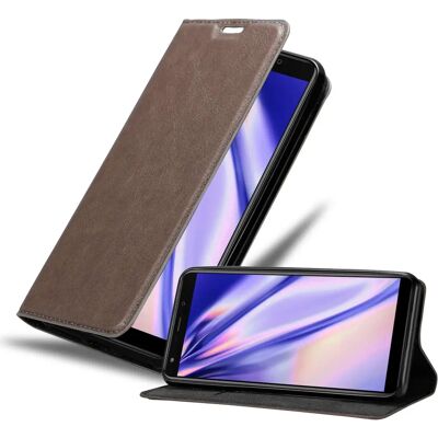 WIKO Y61 Kaffe Braun Schutzhülle mit Standfunktion & Kartenfach WIKO Y61 Kaffe Braun Schutzhülle mit Standfunktion & Kartenfach