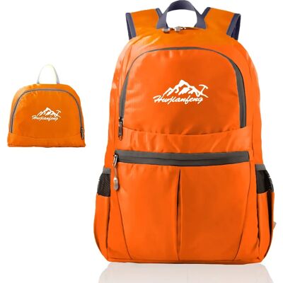 Intirilife Sac à Dos Pliable Ultralight - 36L Imperméable Orange - Sac à Dos - Publicité Intirilife Sac à Dos Pliable Ultralight - 36L Imperméable Orange - Sac à Dos - Publicité