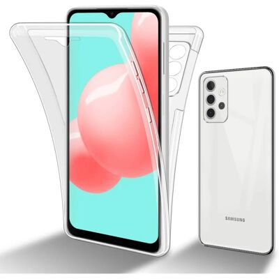 Läpinäkyvä suojakuori Samsung Galaxy A32 4G - Täysi suoja TPU Läpinäkyvä suojakuori Samsung Galaxy A32 4G - Täysi suoja TPU