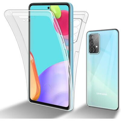 Samsung Galaxy A52 - Läpinäkyvä 360° TPU kotelo Samsung Galaxy A52 - Läpinäkyvä 360° TPU kotelo