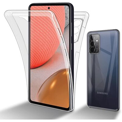 Samsung Galaxy A72 Suojakotelo - Täysi Suoja TPU Läpinäkyvä Samsung Galaxy A72 Suojakotelo - Täysi Suoja TPU Läpinäkyvä