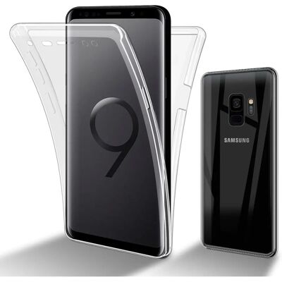 Coque Cadorabo pour Samsung Galaxy S9 - Protection Complète 360 TPU Transparent - Publicité Coque Cadorabo pour Samsung Galaxy S9 - Protection Complète 360 TPU Transparent - Publicité