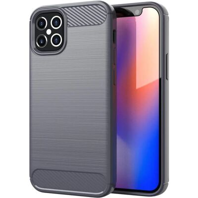 Coque TPU en fibre de carbone pour iPhone 12 PRO MAX - Publicité Coque TPU en fibre de carbone pour iPhone 12 PRO MAX - Publicité