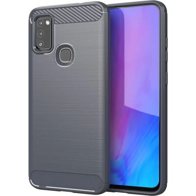 Cadorabo Brushed Grey Carbon Look Ultra Dünne Hülle für Samsung Galaxy M51 Cadorabo Brushed Grey Carbon Look Ultra Dünne Hülle für Samsung Galaxy M51