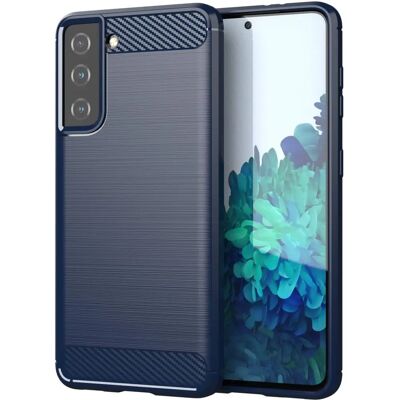 Cadorabo Samsung Galaxy S21 FE Blau Hülle - Dünnes TPU Cover Cadorabo Samsung Galaxy S21 FE Blau Hülle - Dünnes TPU Cover