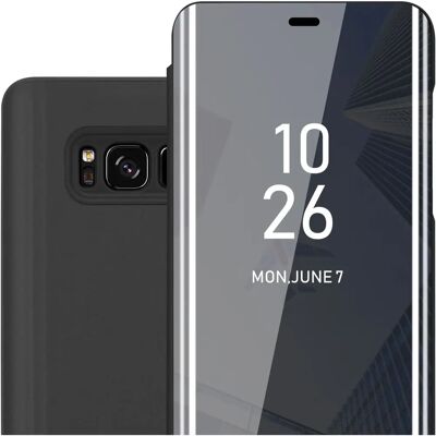 Cadorabo Capa para Samsung Galaxy S8 Tormaline Preto Smart View Cadorabo Capa para Samsung Galaxy S8 Tormaline Preto Smart View