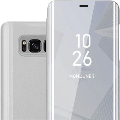 Coque Smart View Miroir pour Samsung Galaxy S8 - Argent - Publicité Coque Smart View Miroir pour Samsung Galaxy S8 - Argent - Publicité