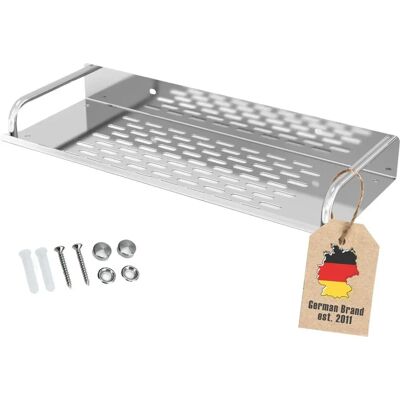 Intirilife Edelstahl Duschregal - Moderner Badezimmer- und Küchenorganizer Intirilife Edelstahl Duschregal - Moderner Badezimmer- und Küchenorganizer