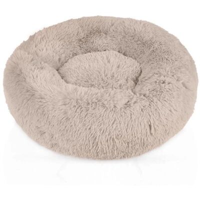Intirilife Plüsch Haustierbett - 60cm Kuschelig Hund & Katze Bett Intirilife Plüsch Haustierbett - 60cm Kuschelig Hund & Katze Bett