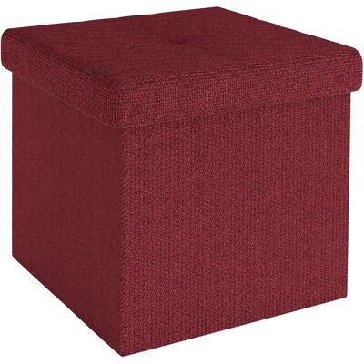 Tabouret Pliable Intirilife 30x30x30 cm - Cube de rangement et siège - Publicité Tabouret Pliable Intirilife 30x30x30 cm - Cube de rangement et siège - Publicité