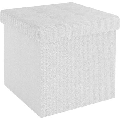 Intirilife Faltbarer Hocker - 38x38x38 cm - Sitzwürfel mit Stauraum Intirilife Faltbarer Hocker - 38x38x38 cm - Sitzwürfel mit Stauraum