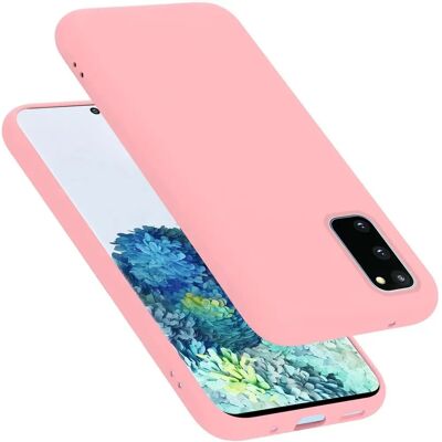Samsung Galaxy S20 FE Flüssiges Silikon Case - Schutzcover Pink Samsung Galaxy S20 FE Flüssiges Silikon Case - Schutzcover Pink